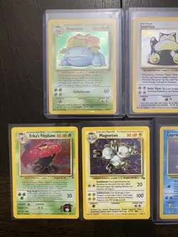 Pokemon TCG Holo Vintage Lot Various Sets- 7 Cards all MP - Image 4