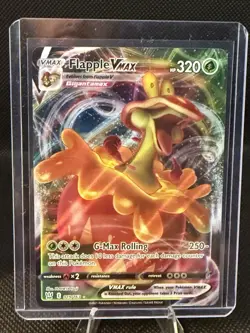 Pokemon TCG Flapple VMAX Ultra Rare Card 019/163 SWSH Battle Styles NM/Mint - Image 1