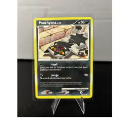 Pokemon Poochyena Platinum 86/127 Basic Common Card 2009 Regular English - Image 1