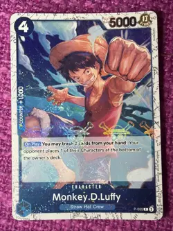 Monkey D.Luffy P P-055 English ONE PIECE Card THE BEST PRB01 - Image 1