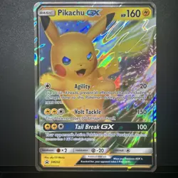 Pikachu GX - SM232 - Jumbo Oversized Pokemon TCG Card Sun & Moon Ultra Rare LP - Image 1