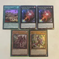 Kashtira Deck Core 5 Card Lot Yugioh TCG Fenrir, Unicorn, Etc. - Image 1