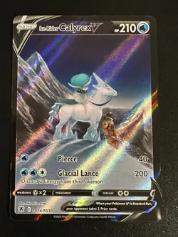 Ice Rider Calyrex V TG14/TG30 Pokemon Astral Radiance Trainer Gallery Holo NM - Image 1