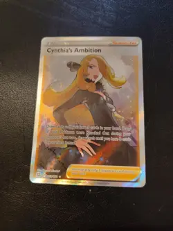 Cynthia's Ambition Full Art Holo Card 169/172 Swsh09 Brilliant Stars NM - Image 1