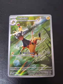 Heliolisk Twilight Masquerade Holo Rare Pokemon TCG Card 177/167 - Image 1