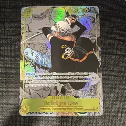 One Piece Manga Trafalgar Law OP10-119 Royal Blood Holo Character Card - Image 1
