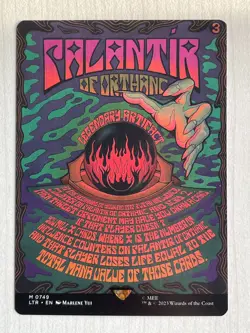 MTG LTR 0749 Palantir of Orthanc NM EN Borderless Poster - Image 1