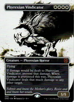 MTG: Phyrexia: All Will Be One: Showcase Phyrexian Vindicator: LP Conditon - Image 1