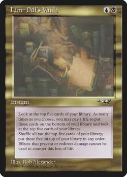 Lim-Dul's Vault (107) Alliances ALL MTG Magic - Image 1