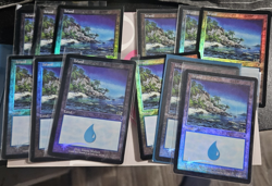 magic the gathering invasion foil island set teriese Nielsen lot of 12 - Image 1
