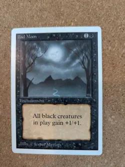 Mtg Unlimited Bad Moon & will o Wisp - Image 1