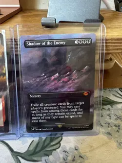 MTG, Shadow of the Enemy $3 ORDER MIN (Borderless) 424 NM UB: LTR Regular - Image 1