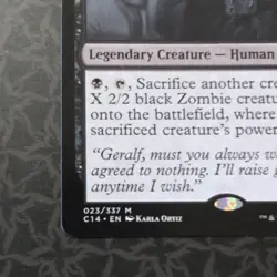 Wizards of the Coast Ghoulcaller Gisa 023/337 C14 Rare Creature Black EN - Image 2