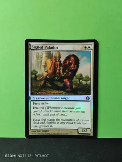 FOIL Sigiled Paladin / Ausgezeichneter Paladin - MTG Magic - Image 1