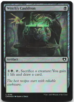 Witch's Cauldron 199 Common Commander Masters Magic: The Gathering Foil NM - Image 1