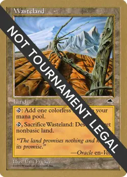 MTG Wasteland - 1999 Jakub Slemr (TMP) - WCD / English / Lightly Played - Image 1
