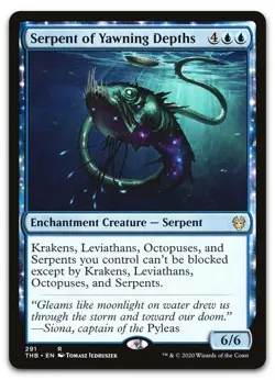 Serpent of Yawning Depths #291 (NM) Theros Beyond Death THB Magic MTG - Image 1