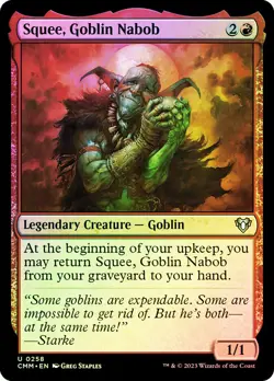 MTG FOIL Squee, Goblin Nabob - Commander Masters #258 - Image 1