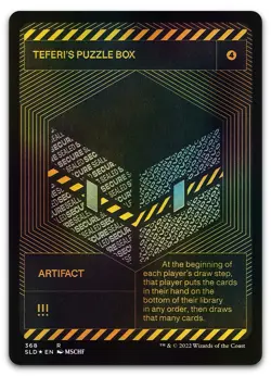 Teferi's Puzzle Box (Silver Laminate) #368 (Foil) NM Secret Lair Drop Magic MTG - Image 1