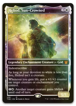Heliod, Sun-Crowned (Showcase) #259 (Foil) LP Theros Beyond Death THB Magic MTG - Image 1