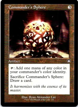 Commander's Sphere (Retro Frame) 135 Commander: The Brothers' War Mtg NM - Image 1