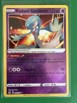 Pokemon TCG : Radiant Gardevoir 069/196 - Lost Origin - Holo Rare Nm. - Image 1