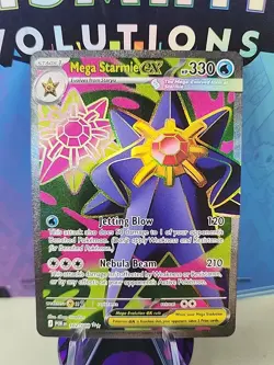 Mega Starmie ex 102/88 - ME03: Perfect Order (POR) Ultra Rare Holo Pokemon Card - Image 1