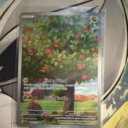 Pokemon Applin 185/167 Sv06 Twilight Masquerade Illustration Rare Holo English - Image 1