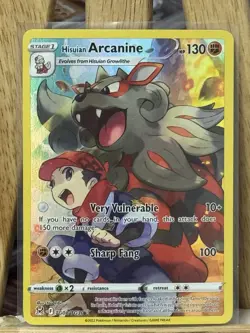 Hisuian Arcanine TG08/TG30 Pokemon TCG Lost Origin Trainer Gallery NEAR MINT NM - Image 1