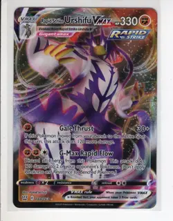 URSHIFU VMAX BATTLE STYLE SET ULTRA RARE FULL ART HOLO-FOIL POKEMON 088/163 NM/M - Image 1