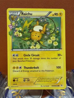 Pokemon Raichu RC9/RC32 Pokemon Generations Radiant Collection NM 20th - Image 1