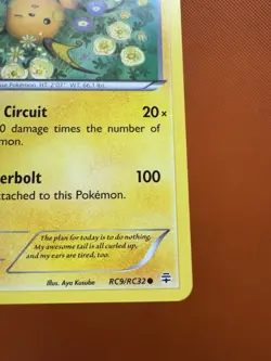 Pokemon Raichu RC9/RC32 Pokemon Generations Radiant Collection NM 20th - Image 5