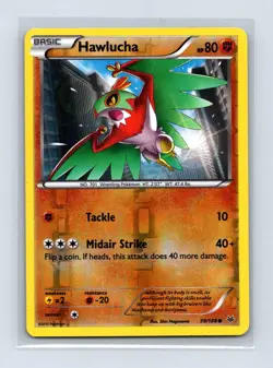 Hawlucha 39/108 Common Roaring Skies Pokemon Reverse Holo Lightly Played - Image 1