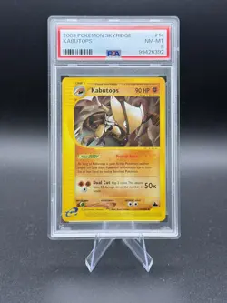 2003 Pokemon Skyridge Kabutops 14/144 PSA 8 - Image 1