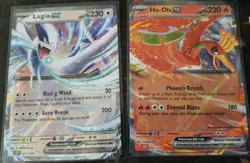Lugia ex & Ho-Oh ex 2 Card Set Holo Rare Pokemon Cards NM Pokemon TCG NM - Image 1