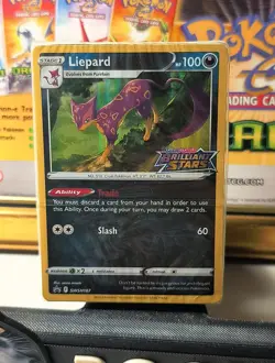 Pokemon - Brilliant Stars Build & Battle Sealed Deck - Liepard SWSH187 - Image 3