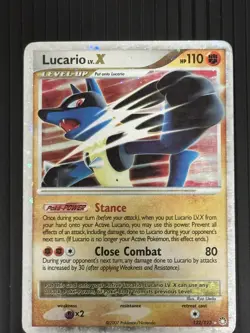 Lucario Lv.X - 122/123 - Ultra Rare Mysterious Treasures Pokemon MP - Image 1