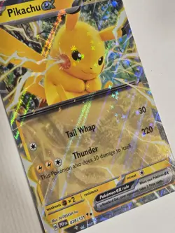 Pokemon TCG Pikachu ex 028/131 Prismatic Evolutions Rare Holo HP 190 EN - Image 4