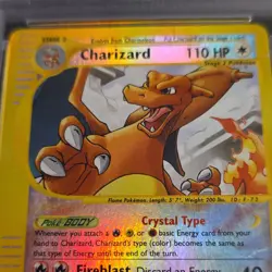 Pokemon TCG Charizard Skyridge Secret Rare #146/144 Reverse Holo PSA 1 English - Image 3