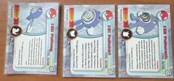 1999 Topps Pokemon TV Series 1 Poliwag 60 Poliwhirl 61 Poliwrath 62 Lot Non-Foil - Image 2
