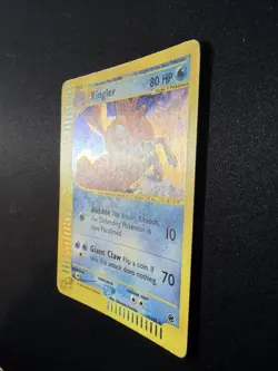 Kingler 015/165 Expedition Base Set Holo Rare Pokemon TCG Nintendo e-reader MP - Image 3