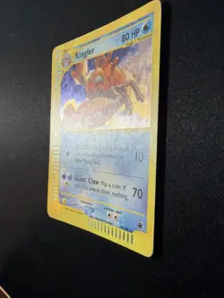 Kingler 015/165 Expedition Base Set Holo Rare Pokemon TCG Nintendo e-reader MP - Image 4