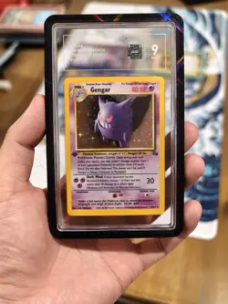 Pokemon Gengar Fossil Holo 1st Edition TAG 9 - Image 1