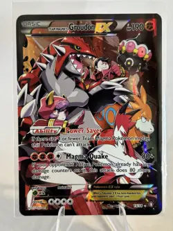 Pokemon Team Magma's Groudon EX Holo Ultra Rare Double Crisis 15/34 MP🔥 - Image 1