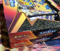 2x Shining Fates Pikachu V Collection Box Sealed Pokemon TCG - Image 2
