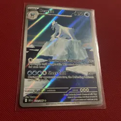 Pokemon TCG Beartic 110/086 Black Bolt Illustration Rare NM - Image 1