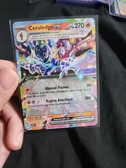 Eevee ex 224/187 Sv8a: Terastal Fest Ex Holo (Japanese) With 16 Rainbow Pokemon - Image 5