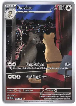 Persian 078/064 Illustration Rare Shrouded Fable Pokemon - Image 1