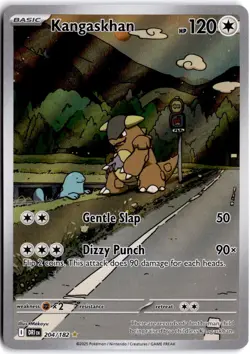 Kangaskhan 204/182 Illustration Rare Destined Rivals Pokemon NM - Image 1