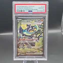 Pokemon Tcg Cornerstone Mask Ogerpon EX 215/167 Sv06 Twilight Masquerade - Image 1